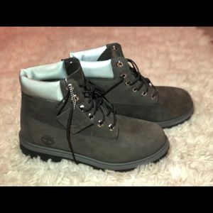 Grey Timberland Boots